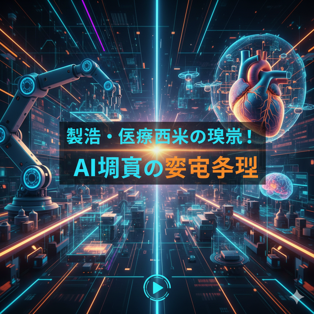 製造・医療業界の裏側！AI導入の成功事例