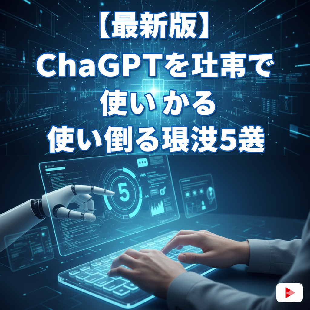 【最新版】ChatGPTを仕事で使い倒す裏技5選
