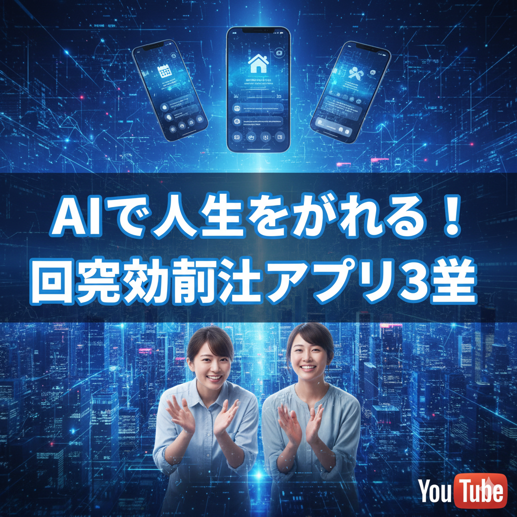 AIで人生が変わる！日常効率化アプリ3選