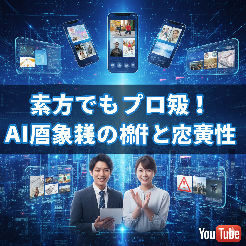 素人でもプロ級！AI画像生成の秘訣と危険性