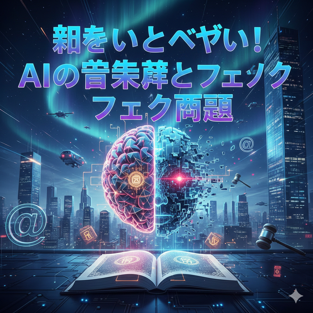 知らないとヤバい！AIの著作権とフェイク問題