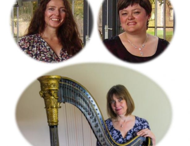 Two sopranos and a harp