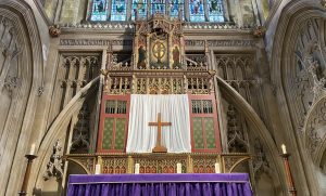 Altar during Lent