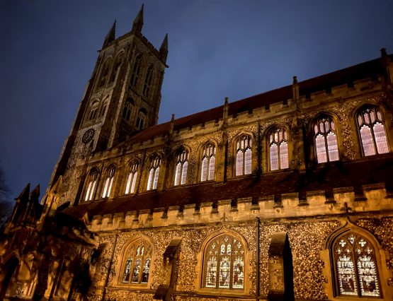 St Mary's Portsea at Night