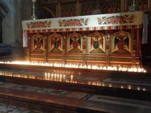 Candles at the Alter