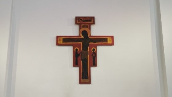 The cross at St Faith's