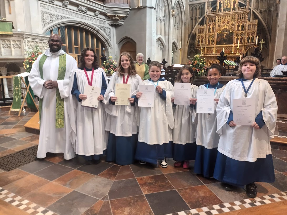 Young choristers from St Mary's Church