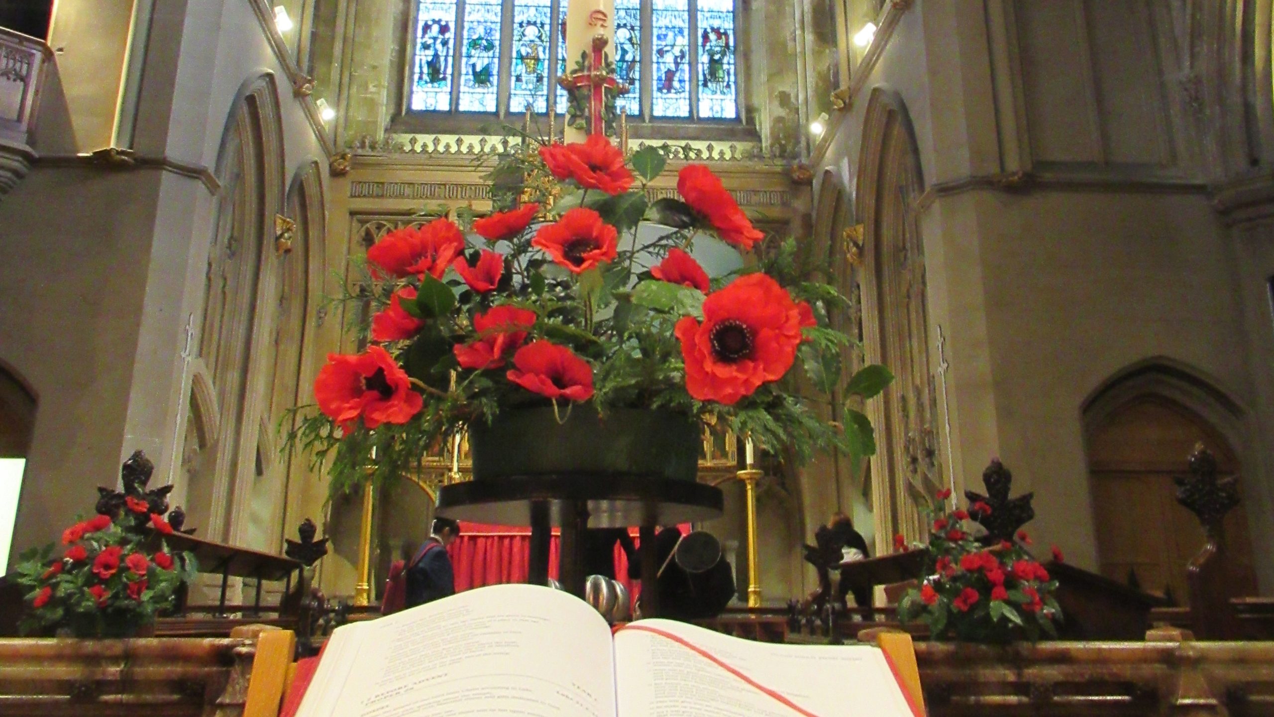 Poppies in St Mary's Church
