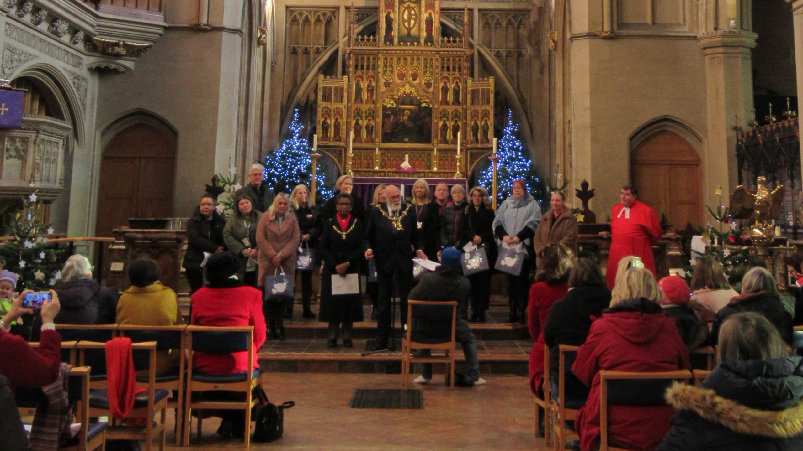 A previous carol service for Churches Homeless Action