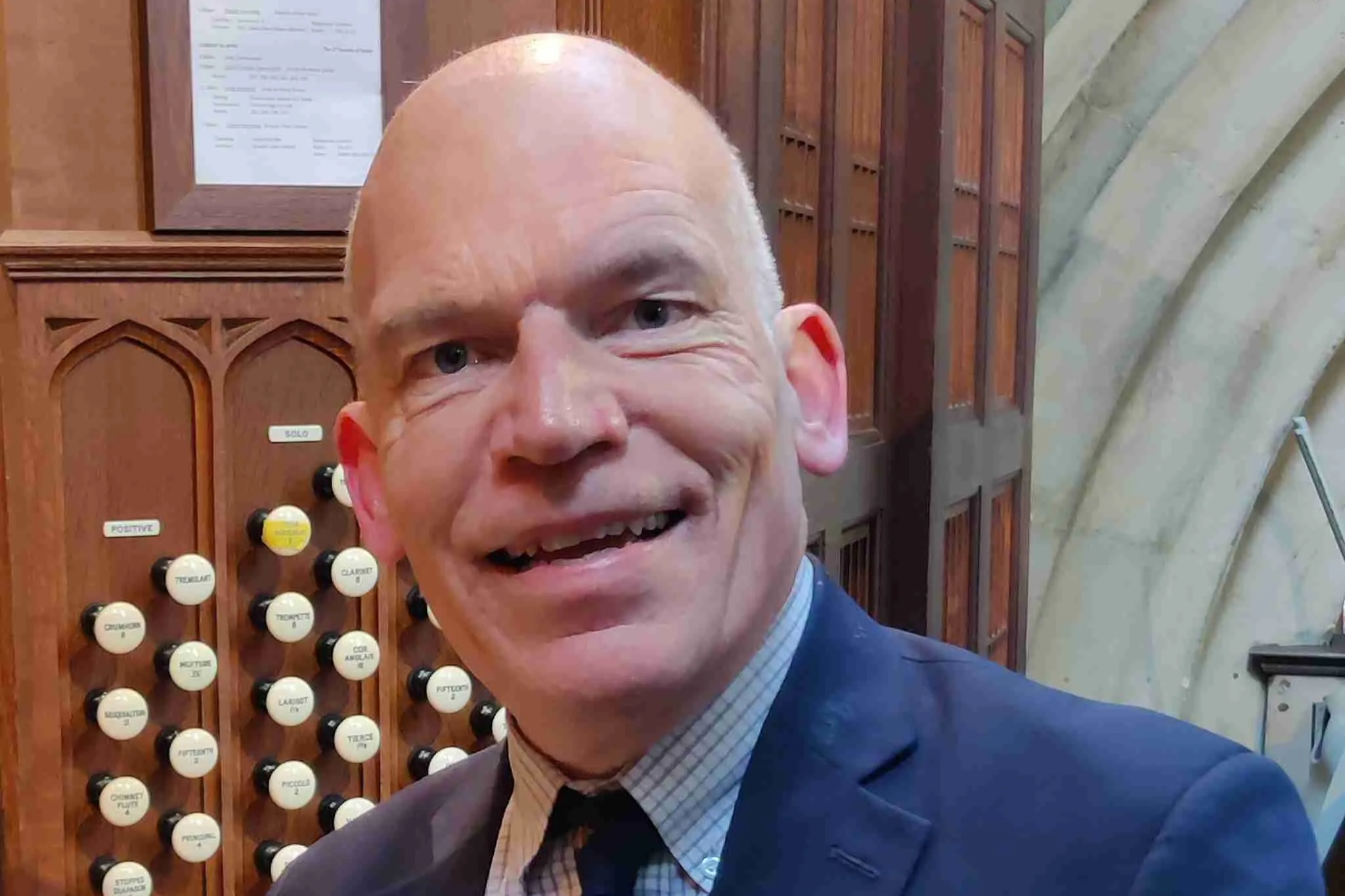 Michael Stoddart at St Mary's organ