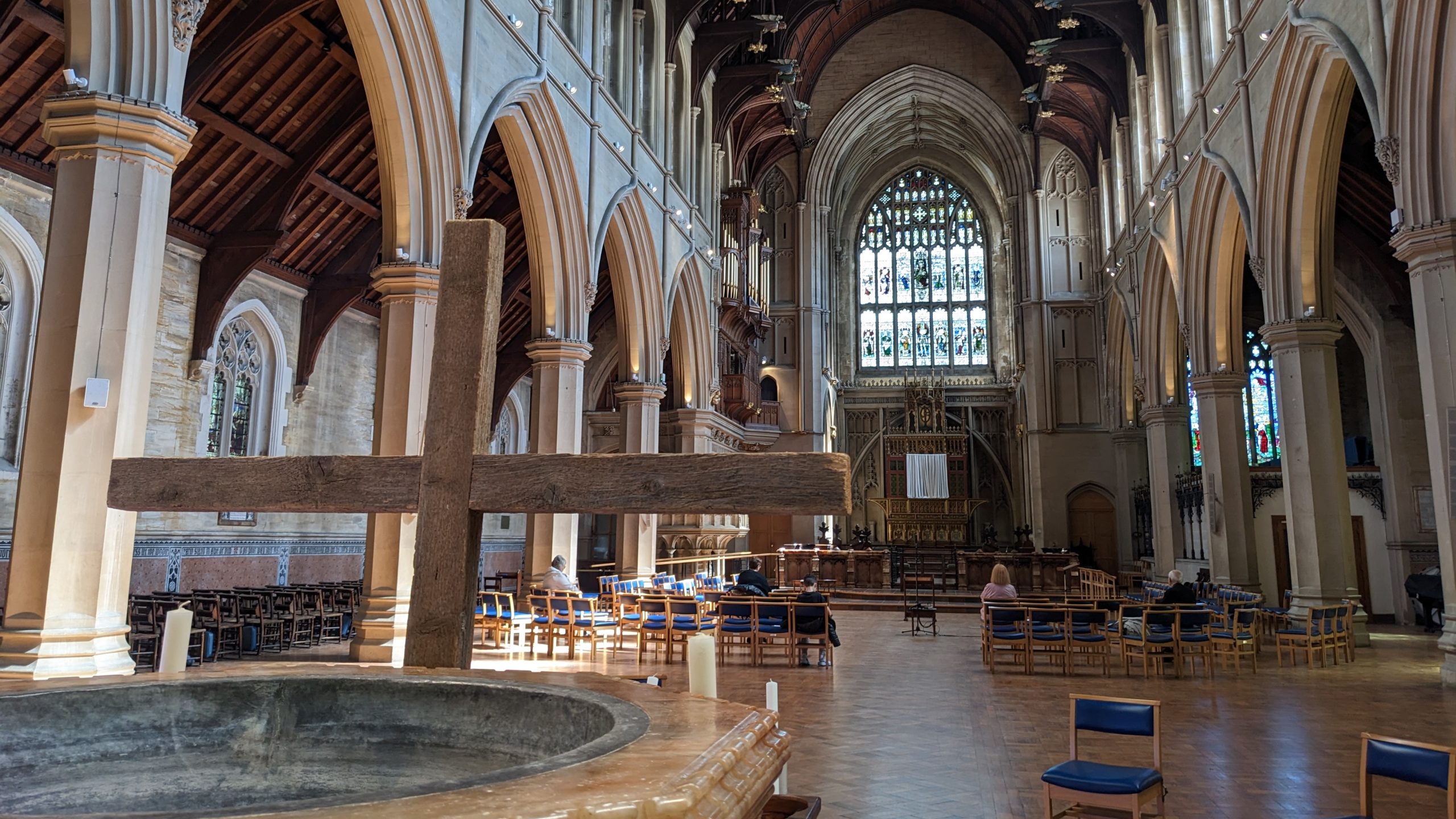 The cross at St Mary's Church