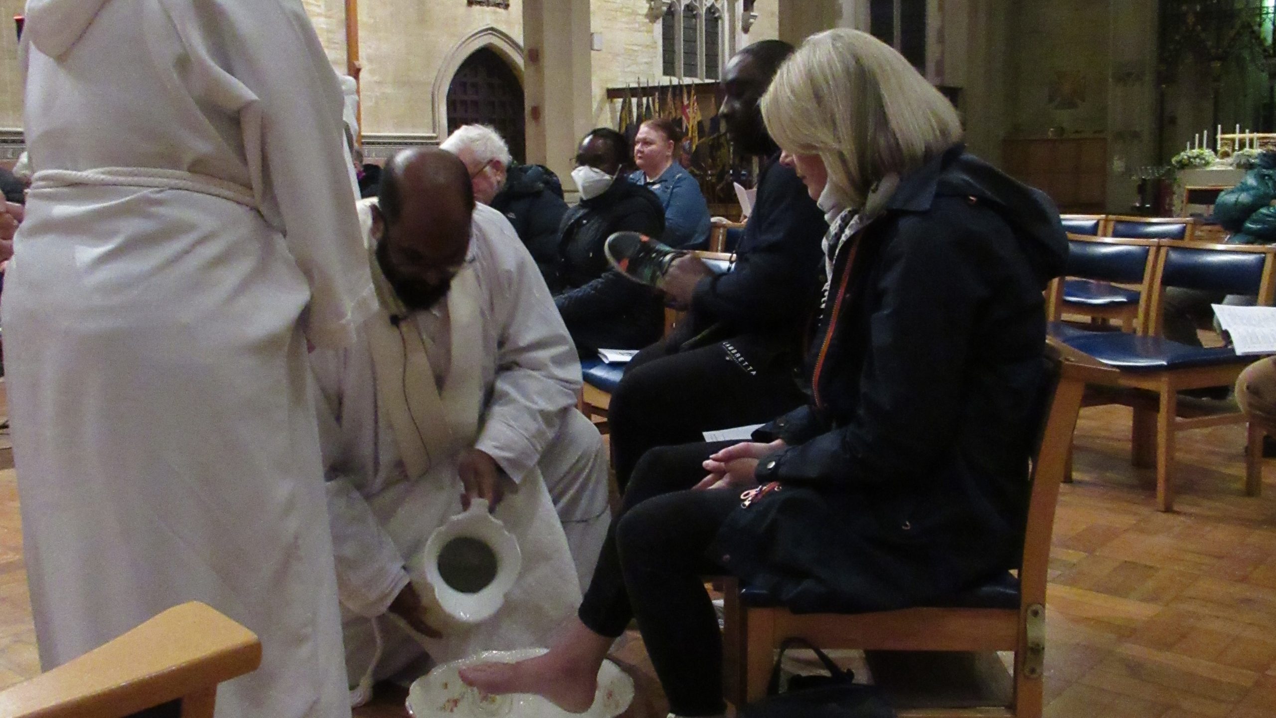 Footwashing on Maundy Thursday