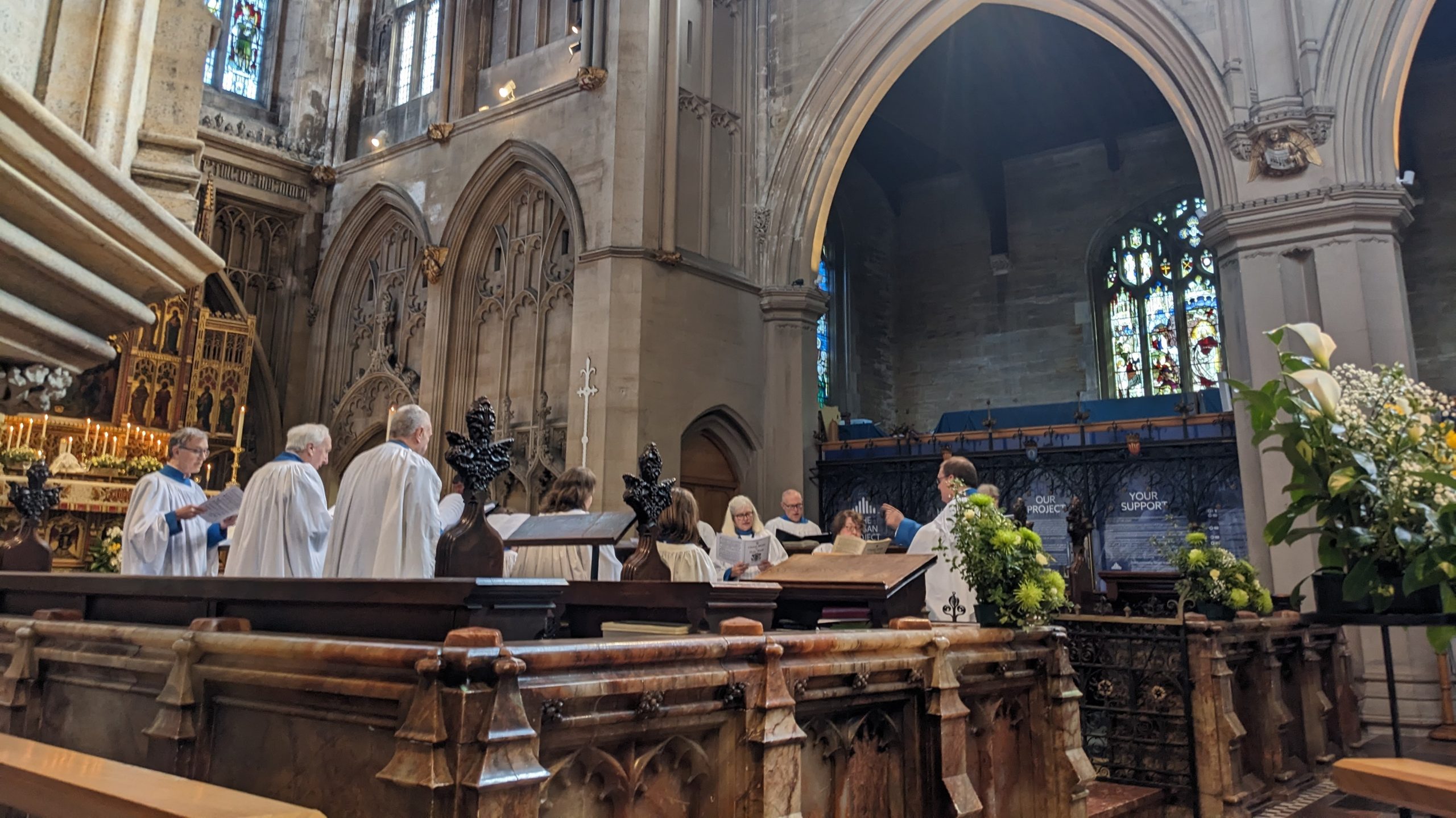 St Mary's Choir at Evensong