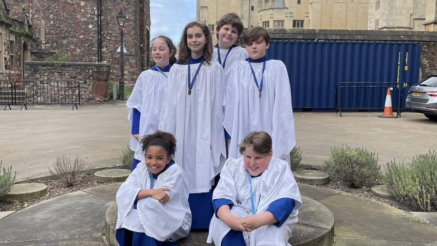 Our choristers at Bristol Cathedral