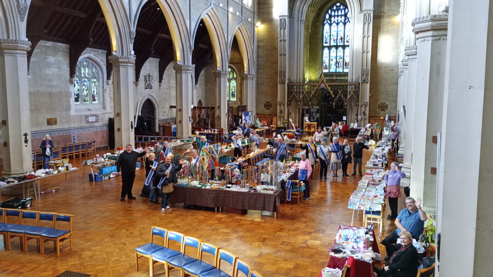 Our volunteers at St Mary's Autumn Fair