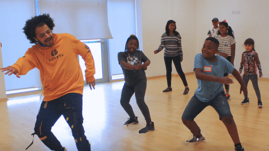 A previous Templar Street Dance workshop