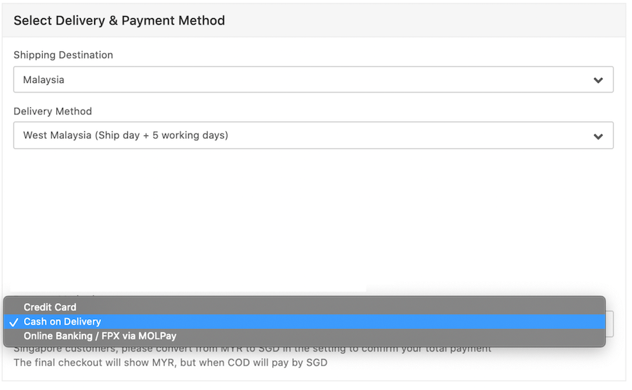 SHOPLINE delivery and payment method for cross border ecommerce SHOPLINE 針對馬來西亞市場 跨境銷售 網店串接第三方支付及物流