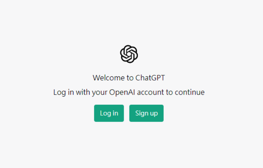 ChatGPT sign up