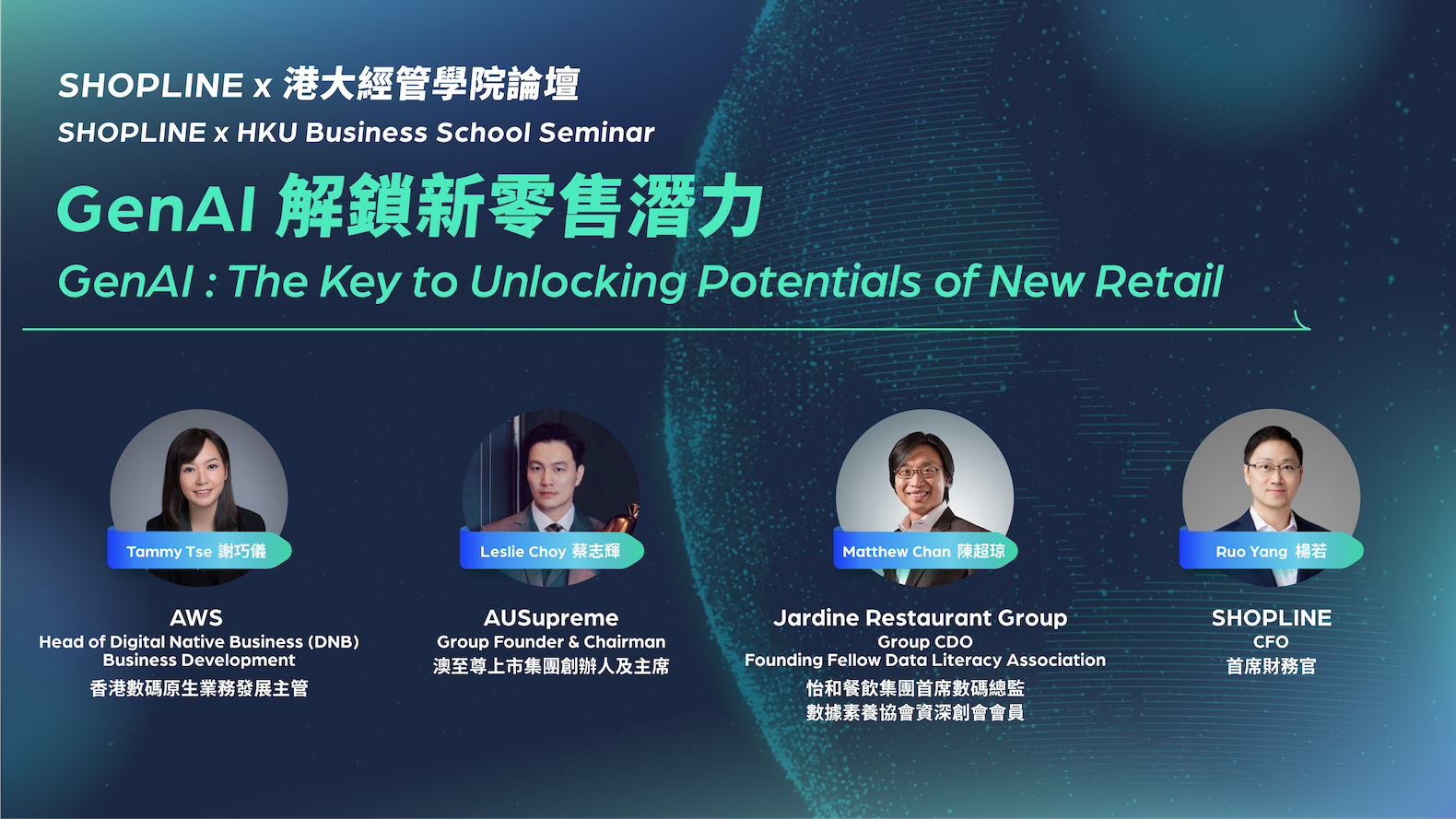 SHOPLINE x 港大經管學院論壇:GenAI 解鎖新零售潛力