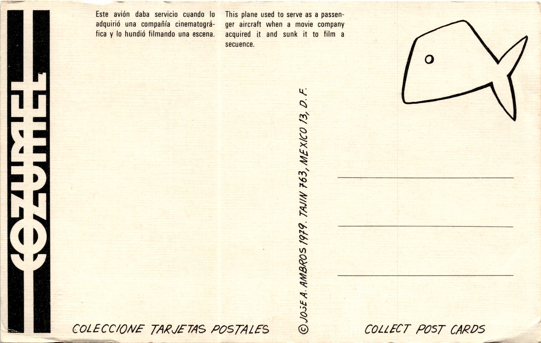 Back of Postcard