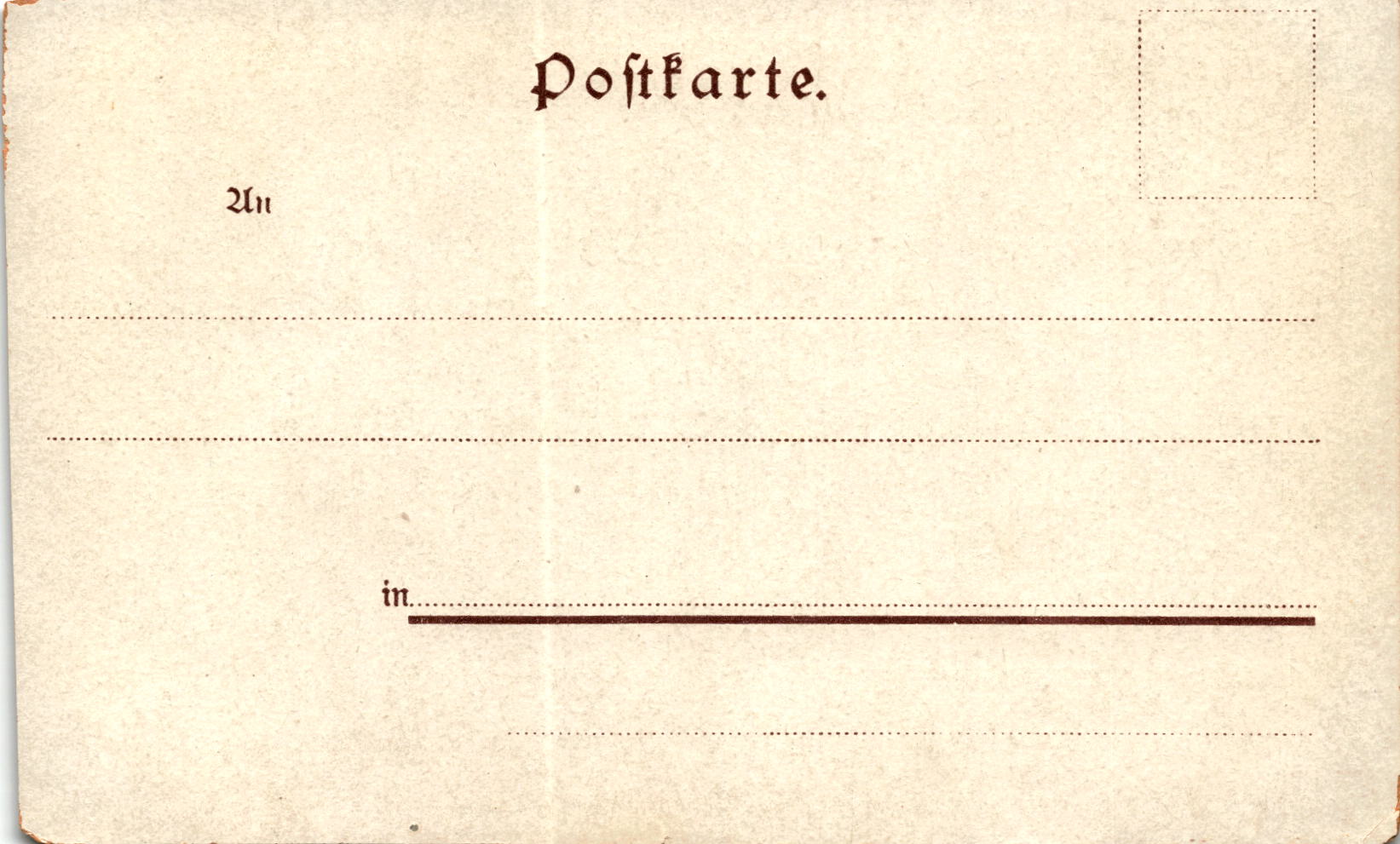 Back of Postcard