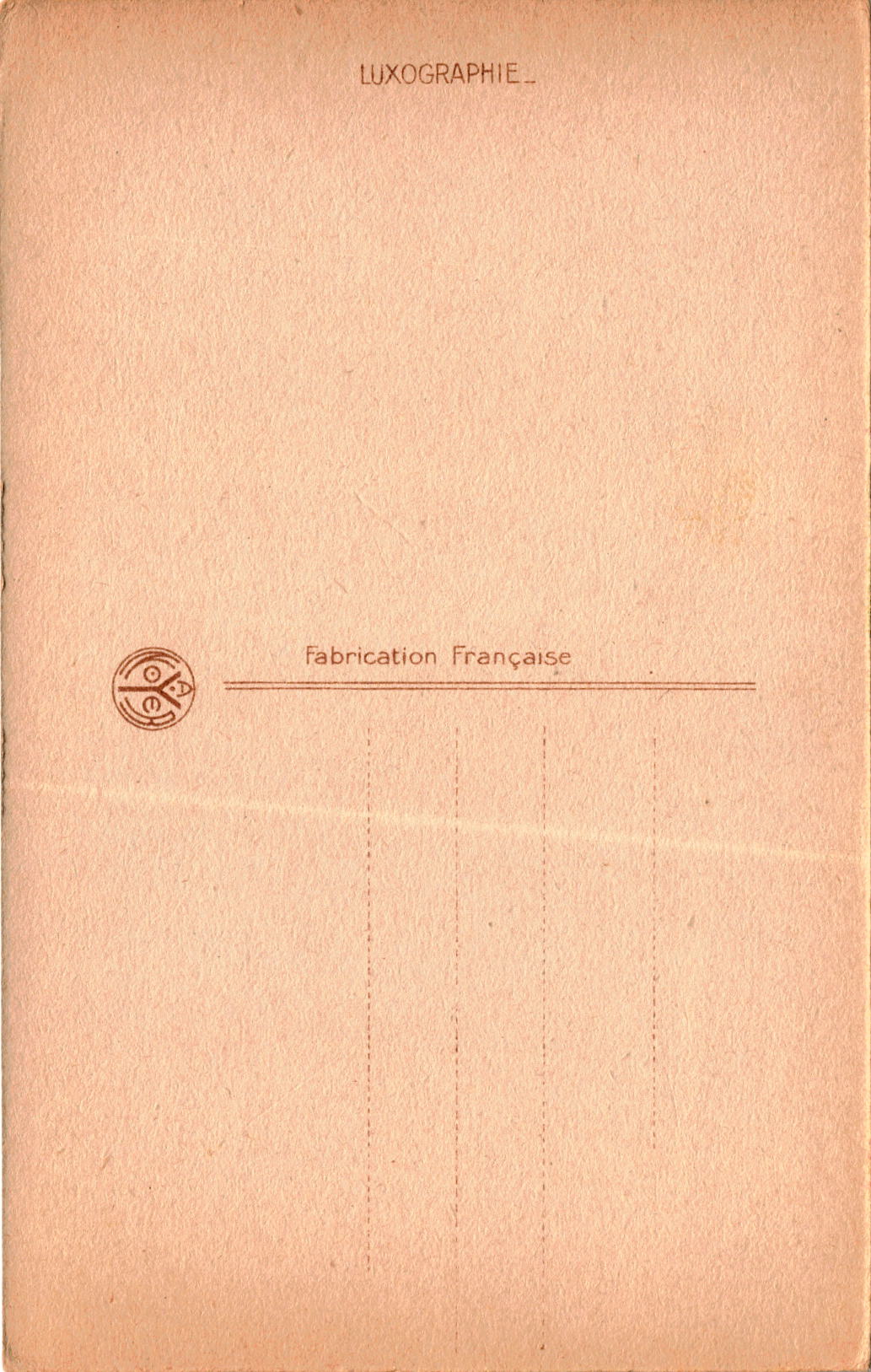 Back of Postcard