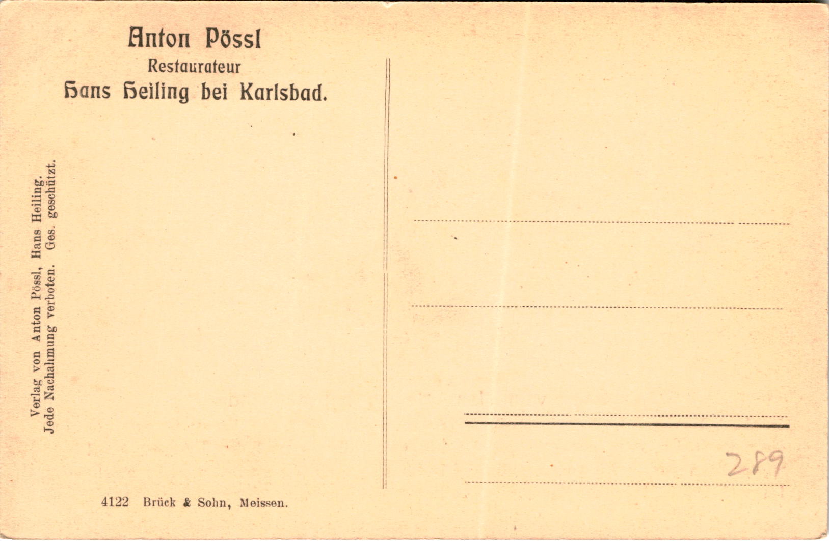 Back of Postcard