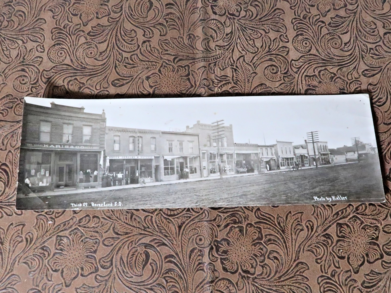 Beresford South Dakota 11" Long Real Photo Postcard