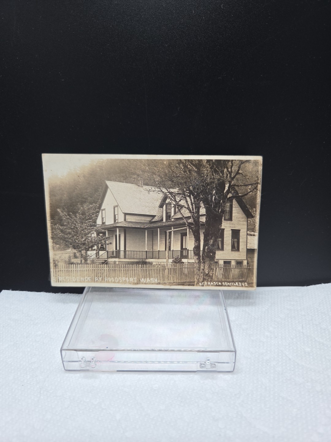 Hoodsport Washington State Residence O.T. Frasch Real Photo Postcard