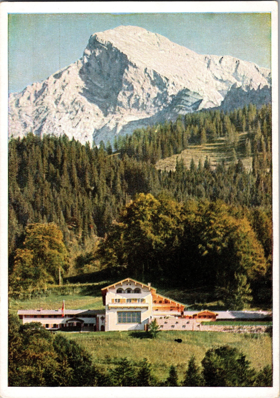 Obersalzburg Berchtgaden Germanyr Complete German Building Real Photo Postcard