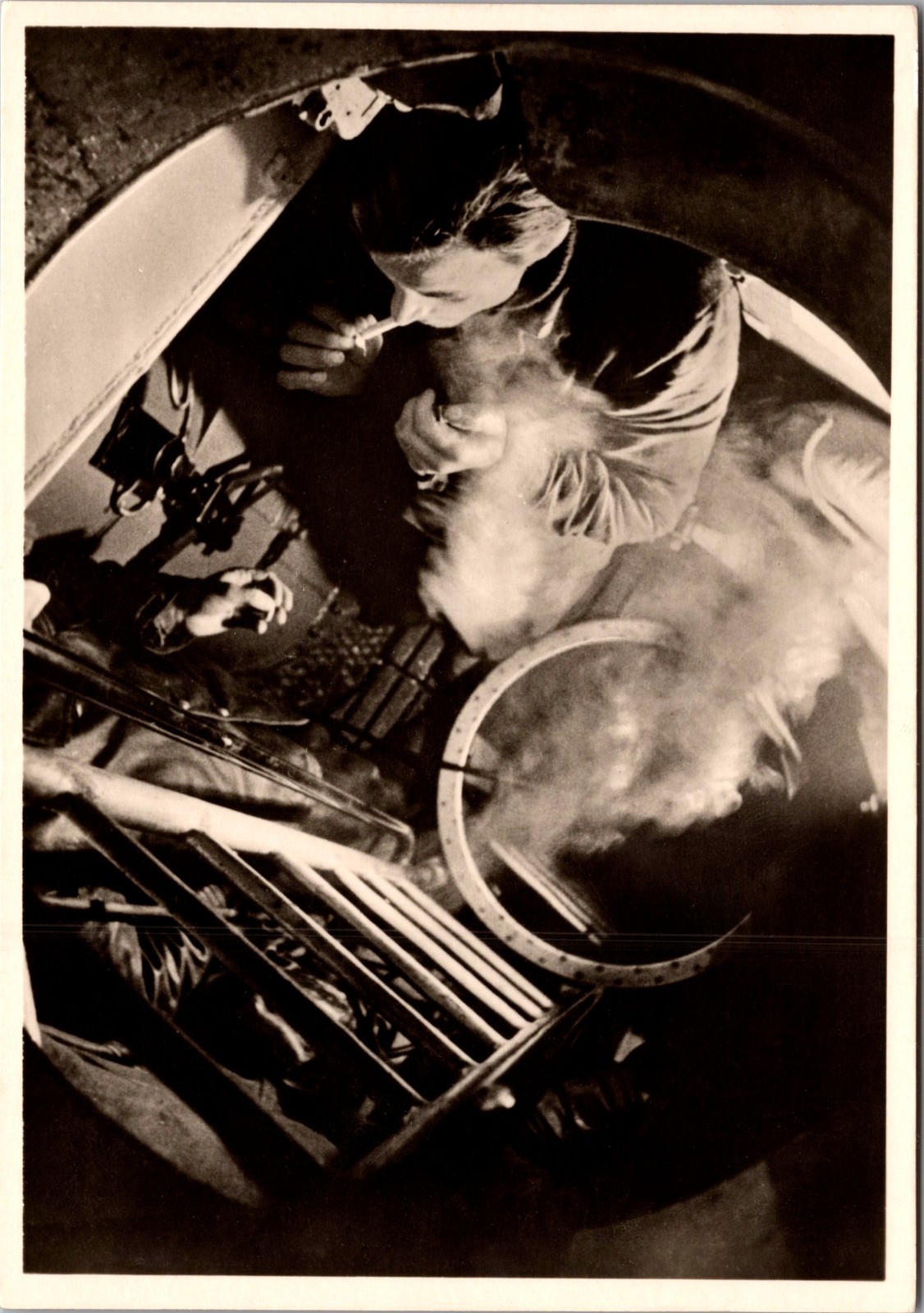 Germany World War 2 Submarine Tower View Real Photo Postcard