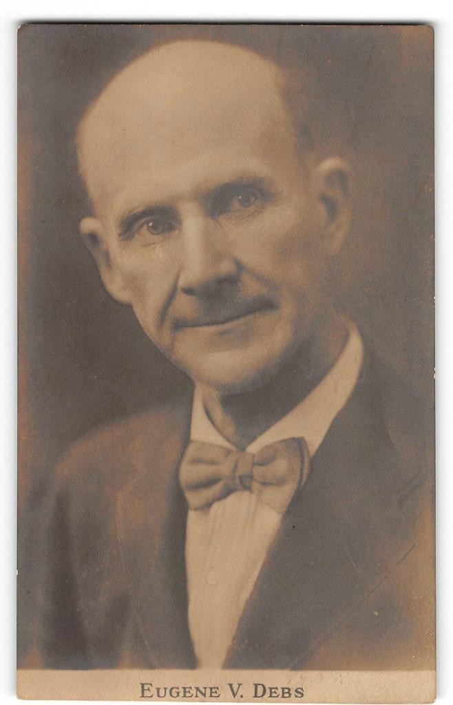 Eugene Debs Socialist Presidential Candidate Political Real Photo Postcard