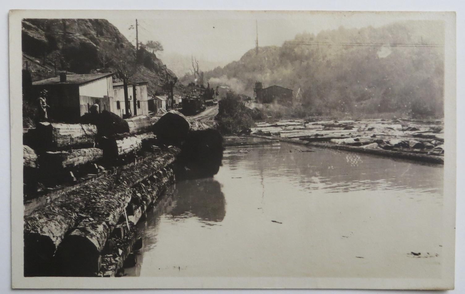 Crannell Humboldt County Little River Redwood Company Order Status 1940s Real Photo Postcard