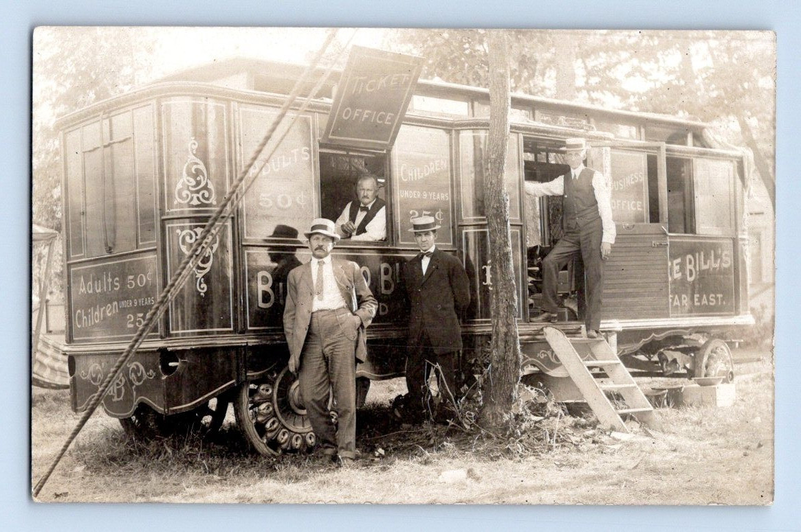 Buffalo Bill's Ticket Office Real Photo Postcard