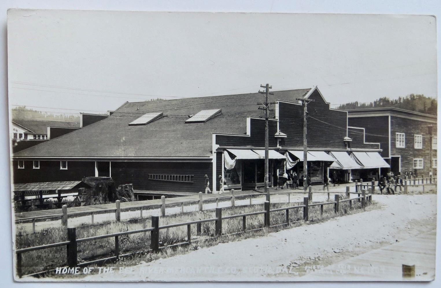 Scotia Humboldt County Eel River Mercantile Keir Fortuna 1909 Real Photo Postcard