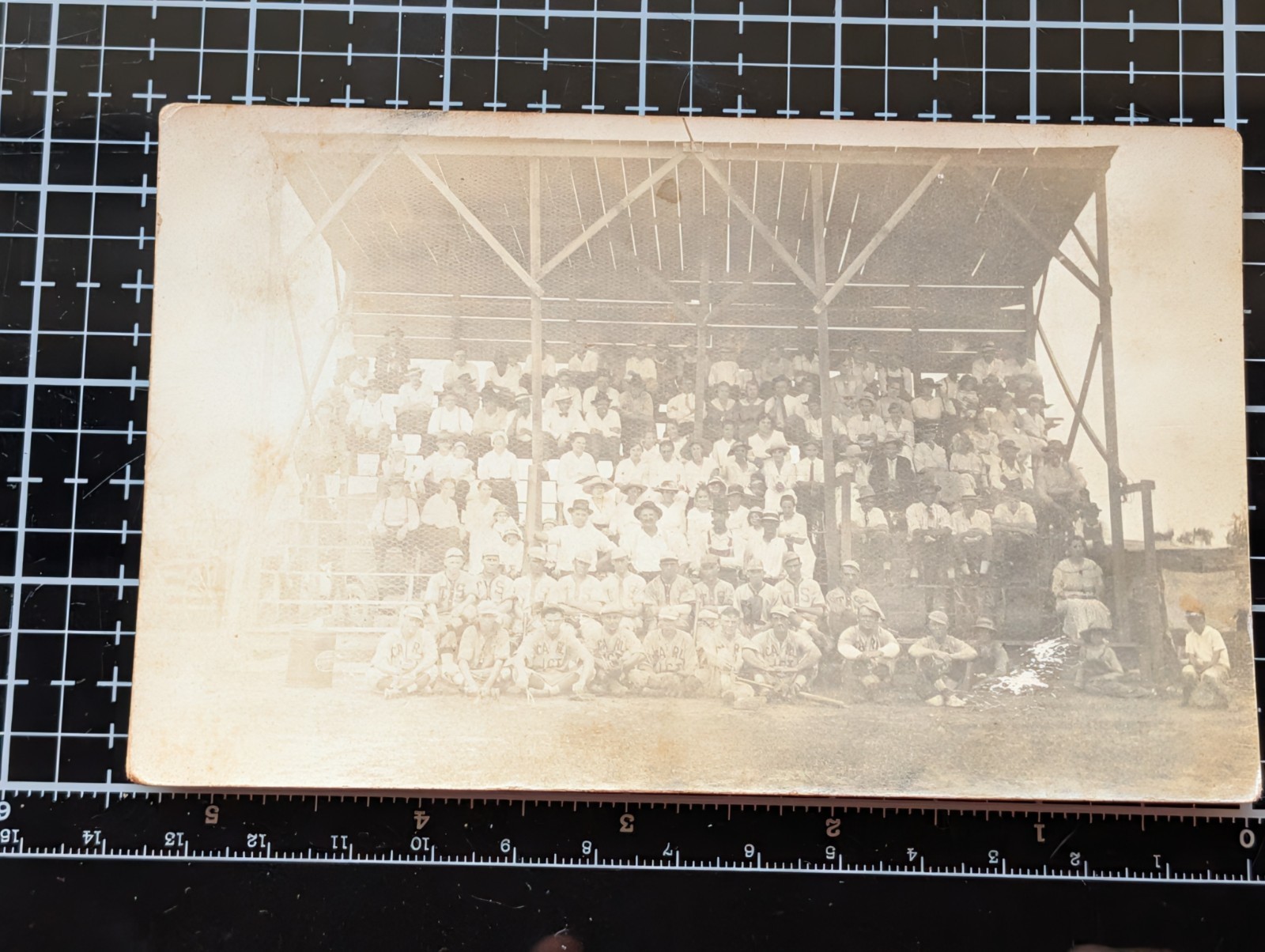 Carl Junction Missouri Baseball Team Real Photo Postcard