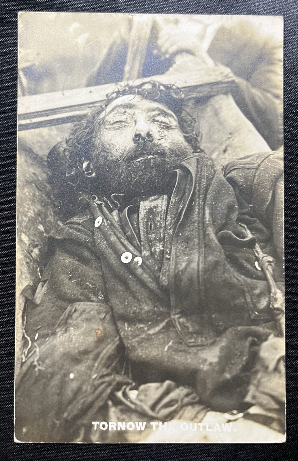 Washington John Tornow Wild Man Of Wynoochee Post Mortem Real Photo Postcard