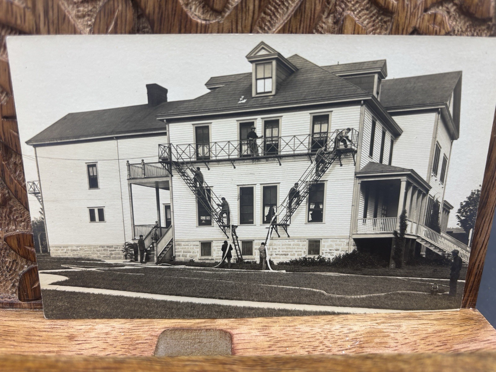 Tulalip Washington Indian School Students 1908 Real Photo Postcard