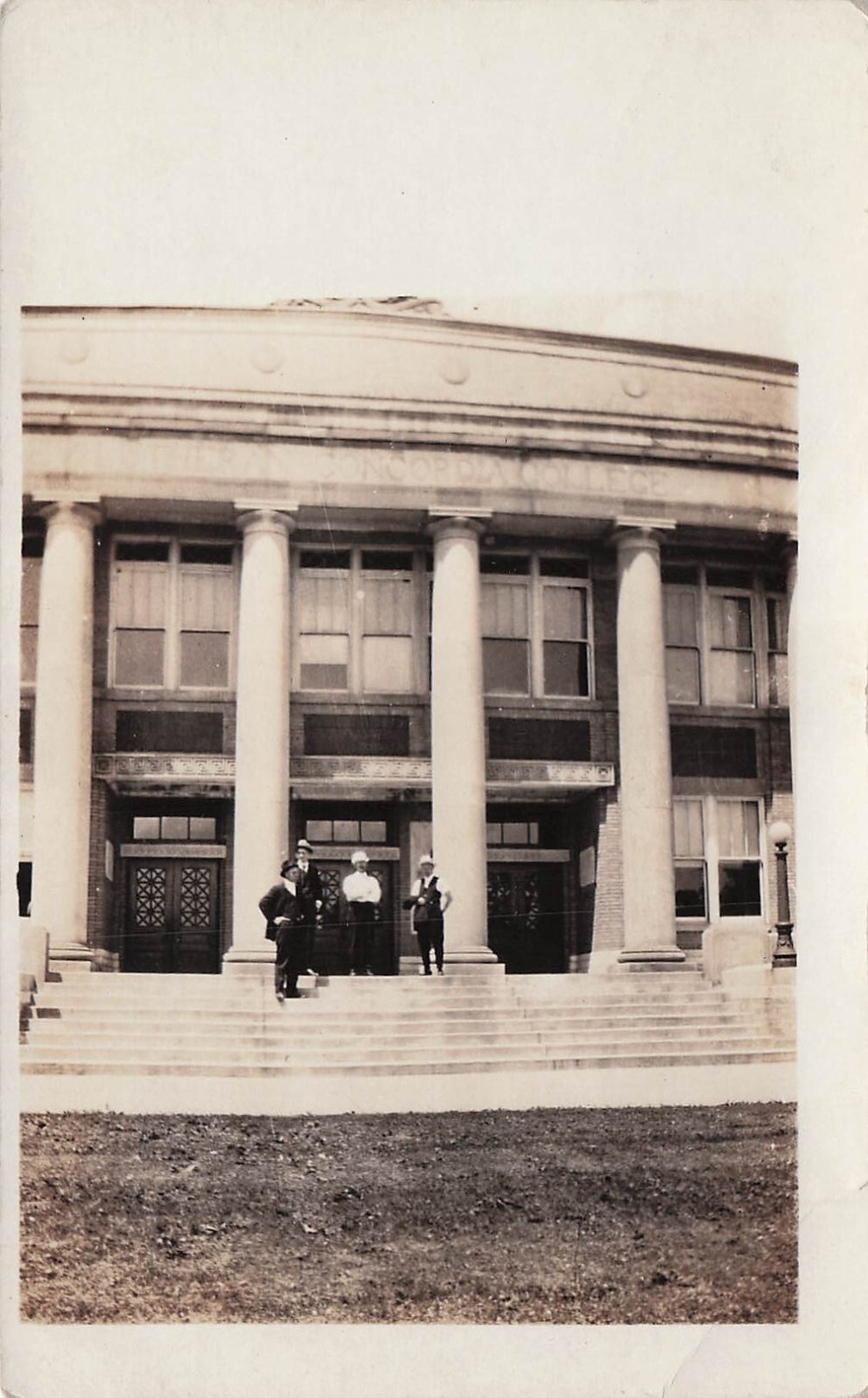 Concordia University Chicago Addison Hall Campus Real Photo Postcard