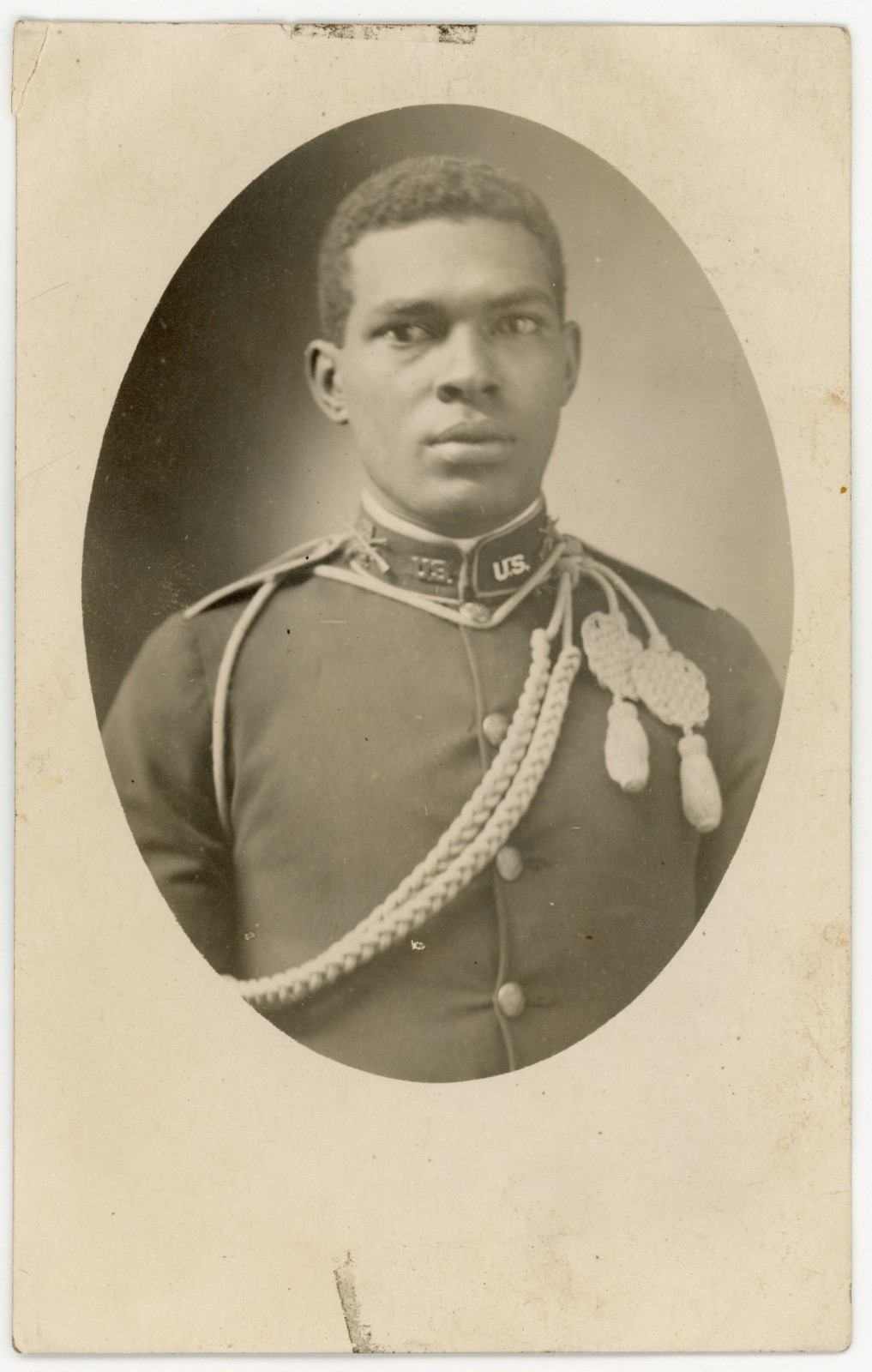 African American United States Infantry Soldier Identified Thomas Campbell World War 1 Real Photo Postcard