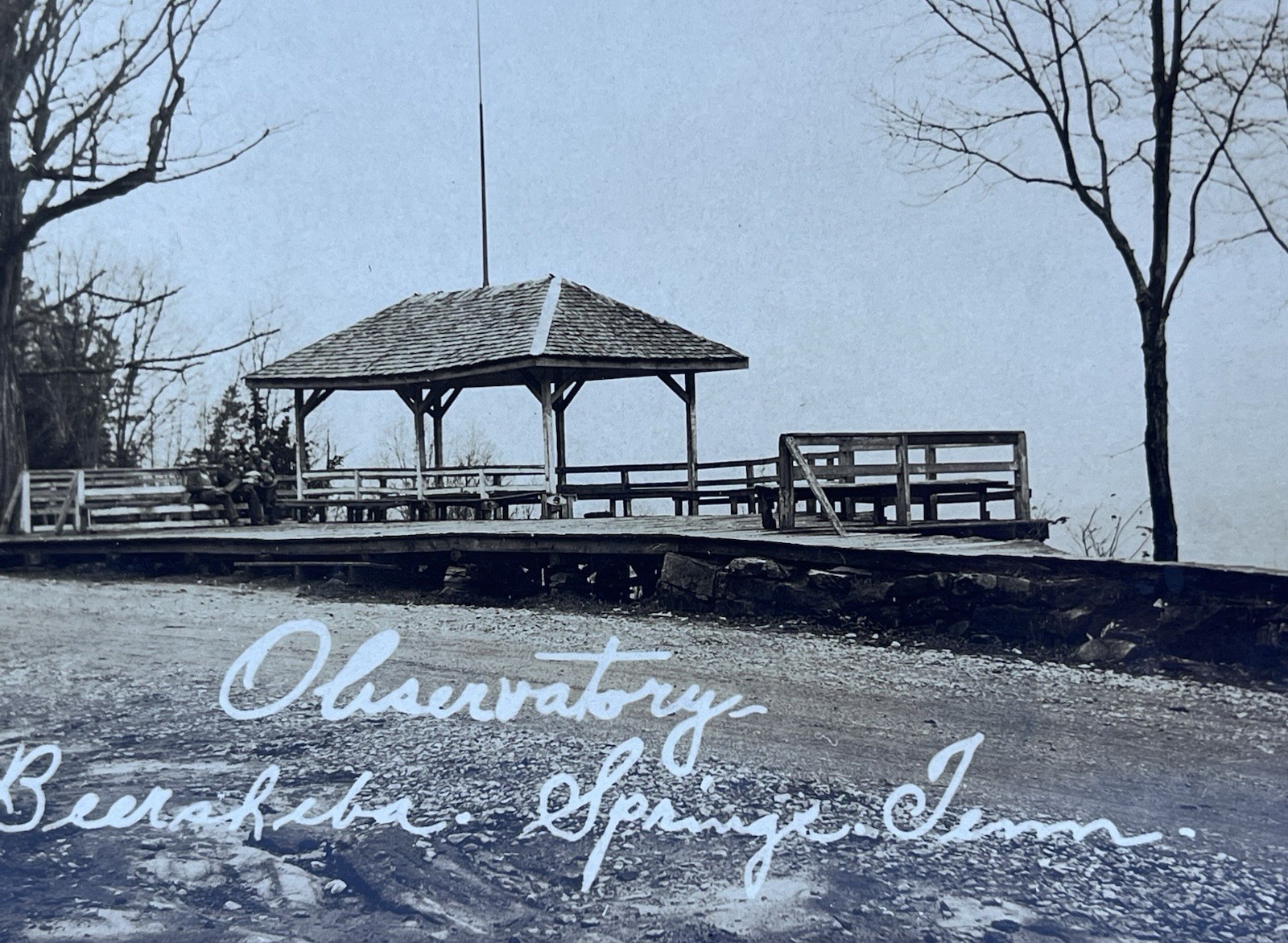 Beersheba Springs Grundy County Tennessee Observatory Real Photo Postcard