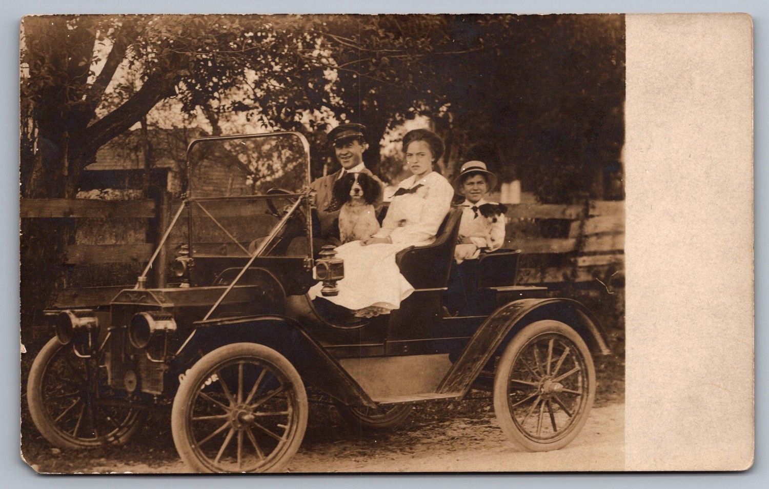 Ford Model S? Motor Car Right-Side Drive Real Photo Postcard