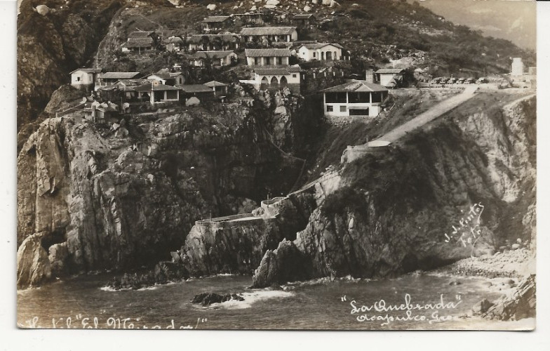 Acapulco Mexico La Quebrada Real Photo Postcard
