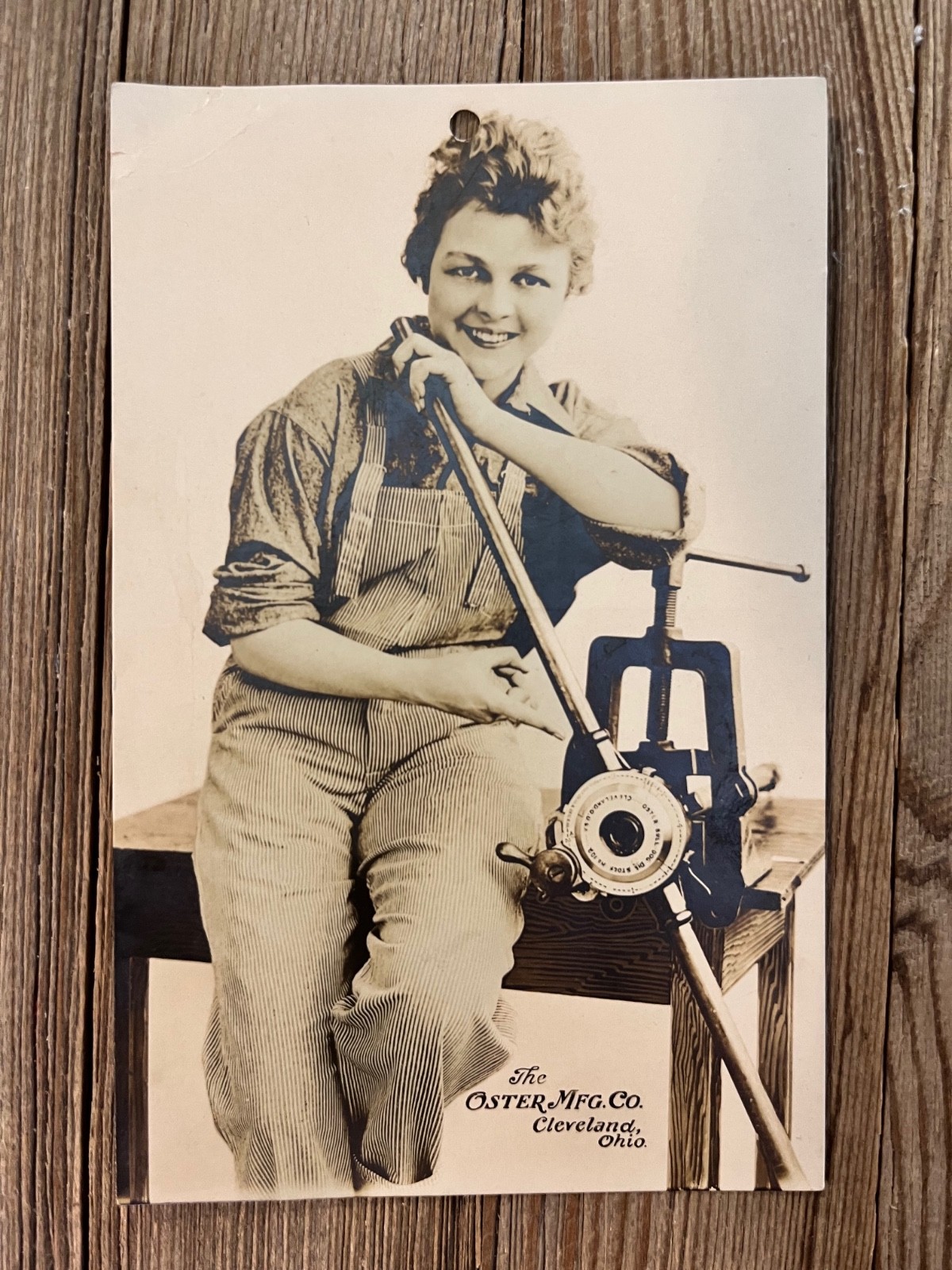 Cleveland Ohio Oster Factory Pipe Tools Manufacturing Real Photo Postcard