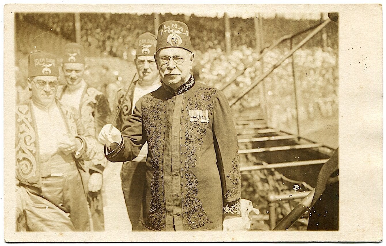 John Philip Sousa The March King at Muehlebach Field Kansas City Missouri 1924 Real Photo Postcard