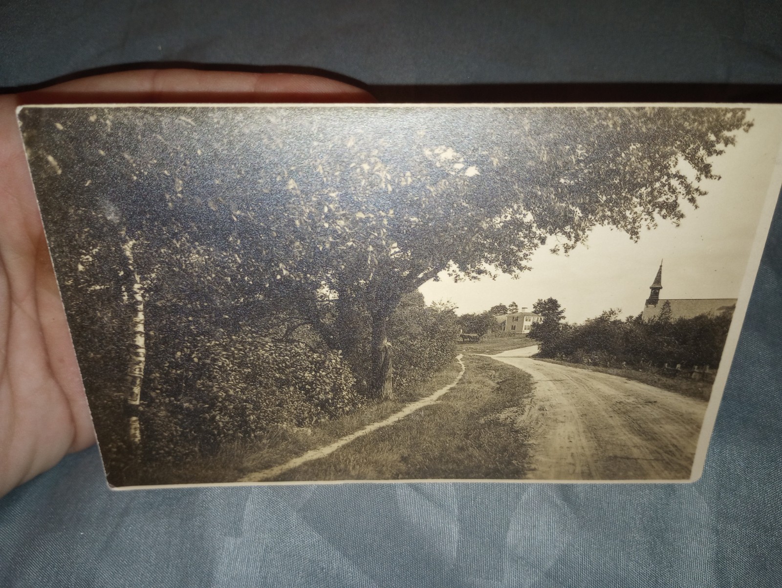 South Hanover Cambridge Massachusetts 1907 Real Photo Postcard