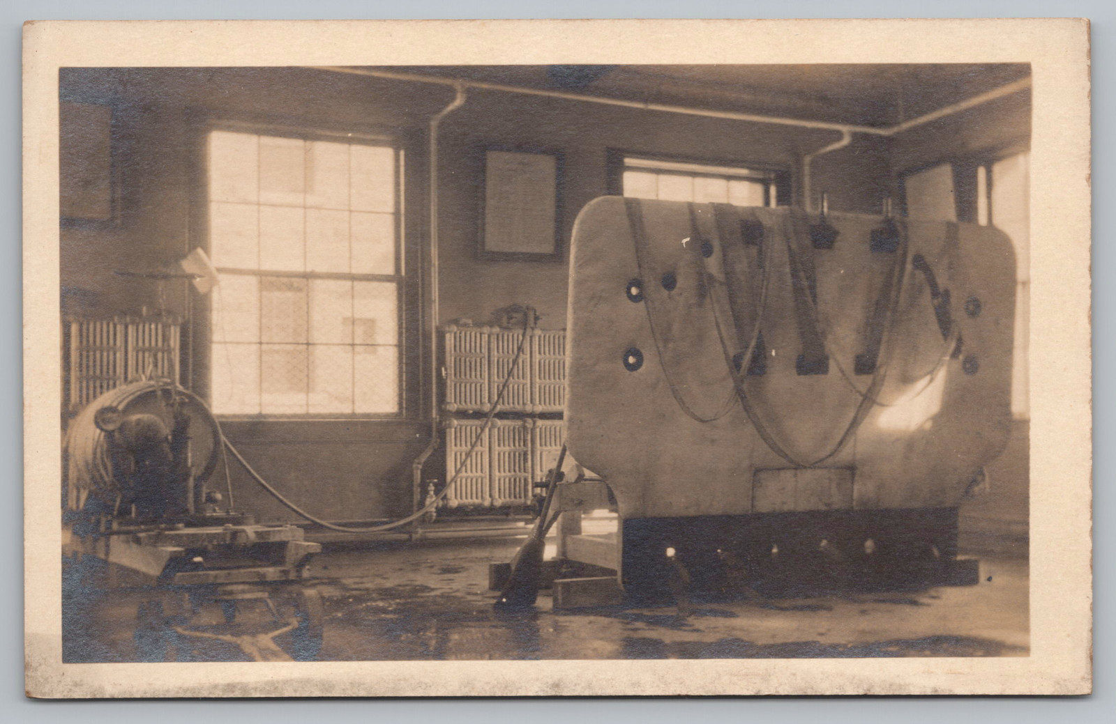 Fort Robinson Army Horse Veterinary Operating Room Table Real Photo Postcard