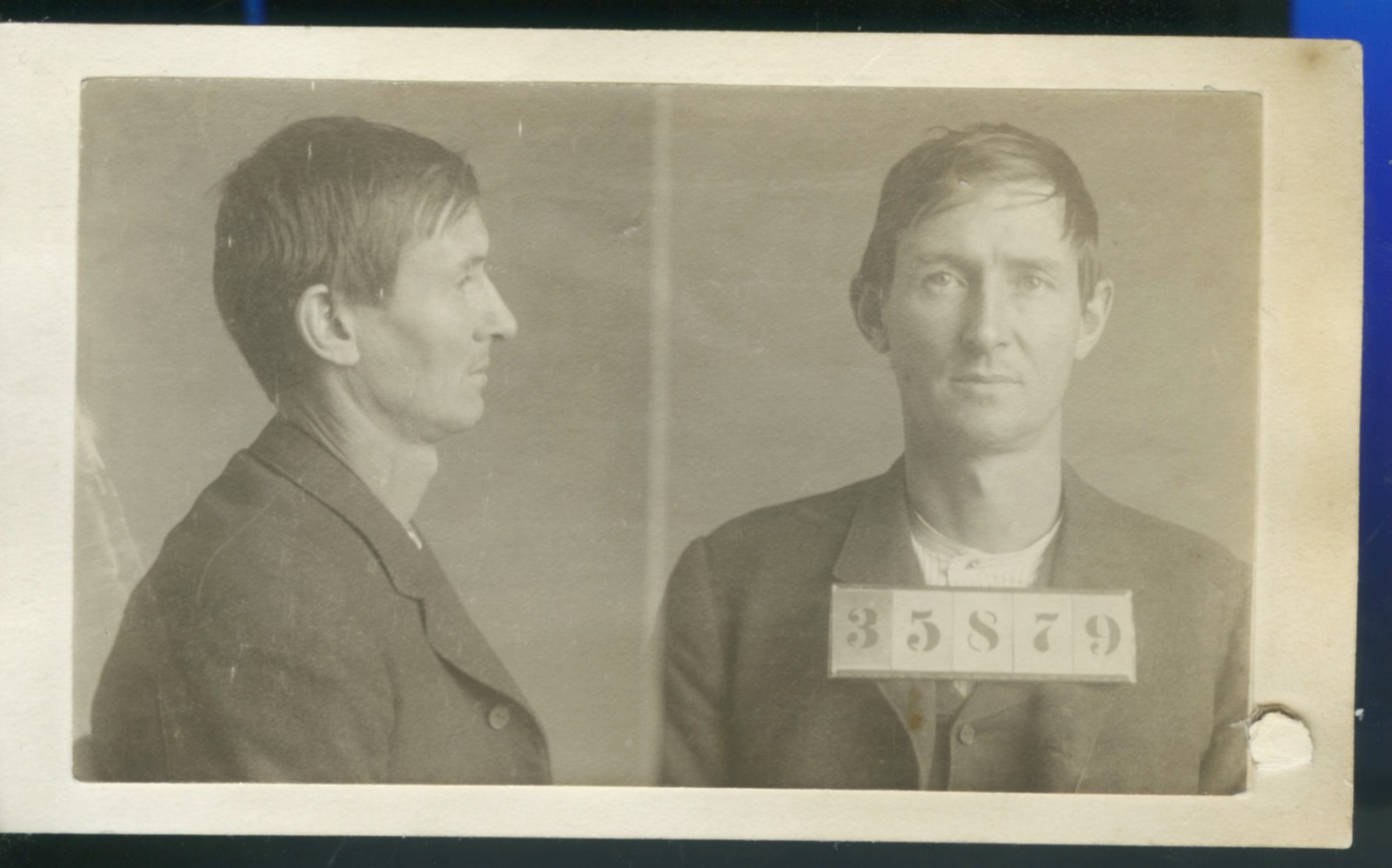 Ohio State Penitentiary Convict 1908 Real Photo Postcard