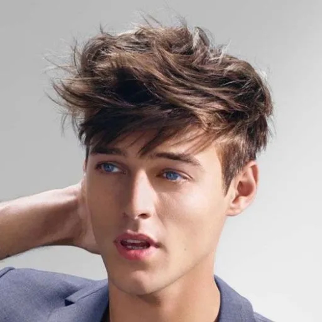 Short Messy And Funky Tapered Hairstyle - TheHairStyler.com