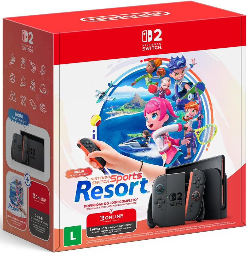 Bundle Nintendo Switch 2 + Nintendo Switch Sports Resort